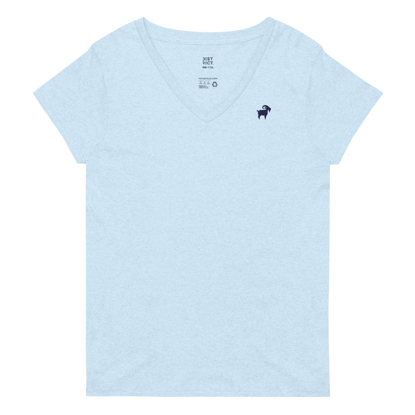 The SaltyMF Women’s Navy GOAT V-neck Tee