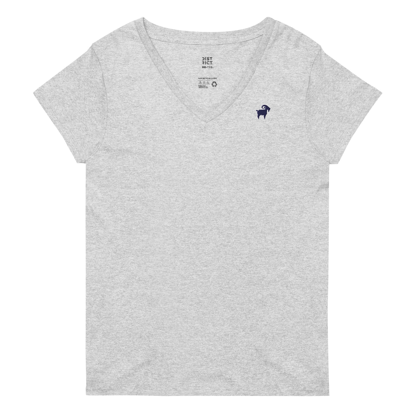 The SaltyMF Women’s Navy GOAT V-neck Tee